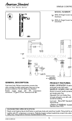 American Standard 2506 Specification Sheet