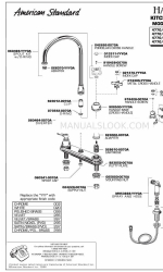 American Standard 4770/4771.732 Series Daftar Bagian