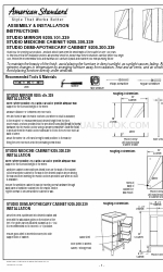 American Standard 9205.101.339 Petunjuk Perakitan dan Pemasangan