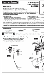 American Standard Ariana 6024EZ Manual de instrucciones de instalación