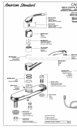 American Standard Cadet 8413 Lista de peças