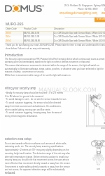 Domus 25010 Instrukcja instalacji