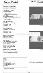 American Standard Chandler 7048.403 Ficha de especificações