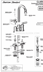 American Standard Claridge 6054S Lista de peças