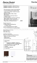 American Standard Clay/ 9441.000.020 Ficha de especificações