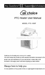 air choice PTC-1500F Руководство пользователя