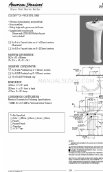 American Standard Colony 0115.811 Specifications