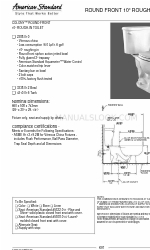 American Standard Colony 2388.010 Specification