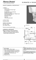 American Standard Colony 2399.014 Specification Sheet