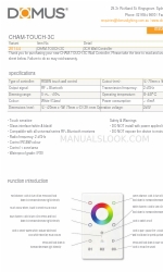 Domus CHAM-TOUCH-3C Instructions d'utilisation