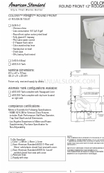 American Standard Colony FitRight Round Front 12