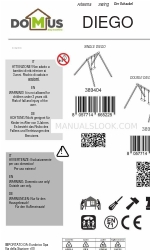 Domus DIEGO 389405 매뉴얼