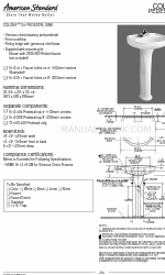 American Standard Colony Pedestal Sink 0113.411 Spezifikationen