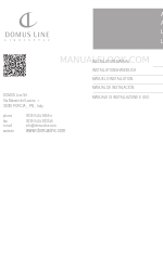 DOMUS LINE 103333432 Manuale di installazione