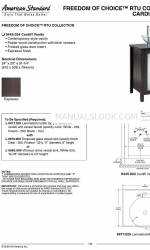 American Standard FREEDOM OF CHOICE 9445.024 Spesifikasi