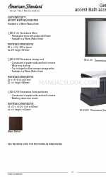 American Standard Generations Mirror 9210.101 Spezifikationsblatt