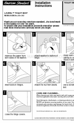 American Standard Laurel Toilet Seat 5308.014 Installation Instructions