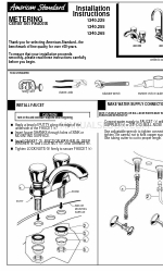 American Standard Metering 1340.255 Installation Instructions