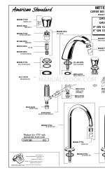 American Standard Metering 1340.725 パーツリスト