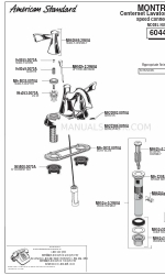 American Standard Montrose 6044S Parts List