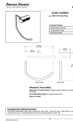 American Standard ONE 2064.190 Dimensioni