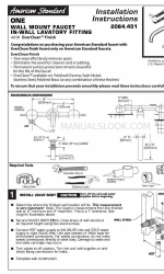 American Standard One 2064.451 Istruzioni per l'installazione