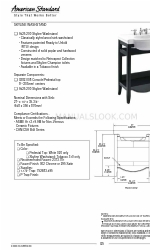 American Standard Retrospect Collection Pedestal Sink 0282.008 Spesifikasi