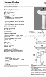 American Standard Seychelle 0230.100 Ficha de especificações