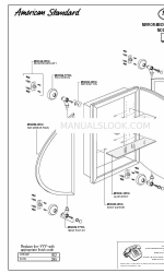 American Standard Standard Collection M962428-YYY0A Parts List