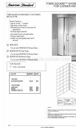 American Standard TOWN SQUARE 3838.CWTS Lembar Spesifikasi