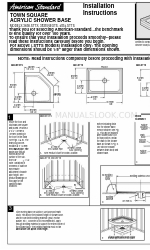 American Standard Town Square 4834.STTS Petunjuk Instalasi
