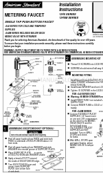 American Standard 1340M Series Instruções de instalação