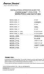 American Standard 2425L Panduan Instalasi dan Pengoperasian