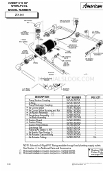 American Standard Cadet 2771.018 Daftar Bagian