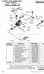 American Standard Cadet 2771.018 Daftar Bagian