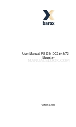 Barox PS-DIN-DC24/48/72 User Manual