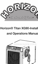 Air Cleaning Equipment Horizon Titan XG90 Instrukcja instalacji i obsługi