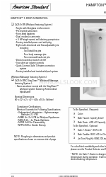 American Standard Hampton 2425.018WC Specifications