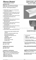 American Standard Princeton 2393.202 ICH Specifications