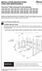 American Standard Princeton 2394.202.IBS Istruzioni per l'installazione