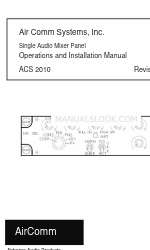 Air Comm Systems ACS 2010 Betriebs- und Installationshandbuch