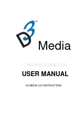 D3 Media LCD Media Player User Manual