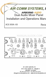 Air Comm Systems ACS 300A-100 Manuel d'installation et d'utilisation