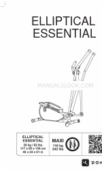 Domyos ELLIPTICAL ESSENTIAL 사용 설명서