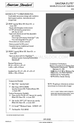 American Standard Savona Elite Corner Whirlpool 2902EC Teknik Özellikler