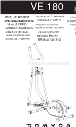 Domyos VE 180 Panduan Petunjuk Pengoperasian