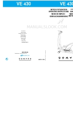 Domyos VE 430 Operating Instructions Manual