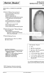 American Standard Scala Oval 2645.018 Specification Sheet