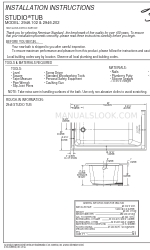 American Standard STUDIO 2946.102 Инструкции по установке