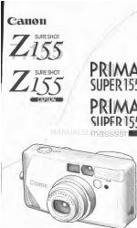 Canon Sure Shot Z155 Instructions Manual